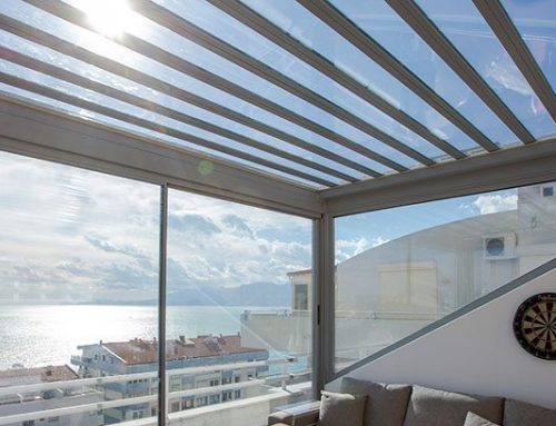 Rolling Roof Glass Panel
